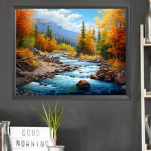 Load image into Gallery viewer, Diamond Painting - Full Square - woods lake (50*40CM)