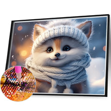 Load image into Gallery viewer, Diamond Painting - Full Round - winter fox (35*30CM)