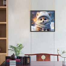 Load image into Gallery viewer, Diamond Painting - Full Round - winter fox (35*30CM)