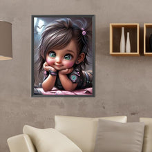 Load image into Gallery viewer, Diamond Painting - Full Round - sweet cool girl (30*40CM)