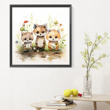 Load image into Gallery viewer, Diamond Painting - Full Round - forest animals (30*30CM)