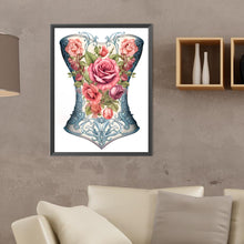 Load image into Gallery viewer, Diamond Painting - Full Round - tight rose corset (30*40CM)