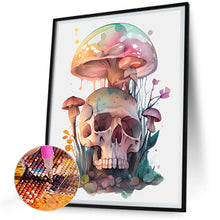 Load image into Gallery viewer, Diamond Painting - Full Round - skull mushroom (30*40CM)