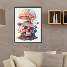 Load image into Gallery viewer, Diamond Painting - Full Round - skull mushroom (30*40CM)