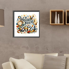 Load image into Gallery viewer, Diamond Painting - Full Round - new year gift calligraphy and painting (35*35CM)