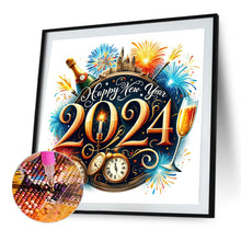 Load image into Gallery viewer, Diamond Painting - Full Round - new year gift calligraphy and painting (35*35CM)