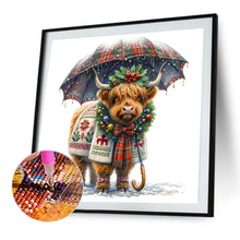 Load image into Gallery viewer, Diamond Painting - Full Round - Highland cow baby (35*35CM)