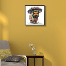Load image into Gallery viewer, Diamond Painting - Full Round - Highland cow baby (35*35CM)