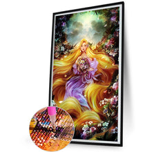 Load image into Gallery viewer, Diamond Painting - Full Round - Long Hair Princess (30*50CM)