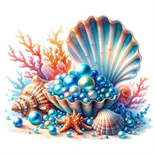 Load image into Gallery viewer, Diamond Painting - Full Round - pearl sea shell (35*35CM)