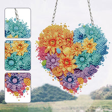 Load image into Gallery viewer, Acrylic Heart Flower Single-Sided Crystal Hanging Home Wall Decor for Wall Decor