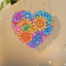 Load image into Gallery viewer, Acrylic Heart Flower Single-Sided Crystal Hanging Home Wall Decor for Wall Decor
