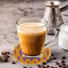 Load image into Gallery viewer, 8 Pcs Animal Texture Wooden Biscuit Diamond Painting Art Coaster Kit with Holder