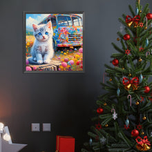 Load image into Gallery viewer, Diamond Painting - Full Round - Cat and Shuttle (40*40CM)