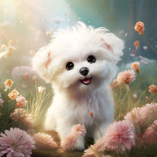Load image into Gallery viewer, Diamond Painting - Full Round - puppy (30*30CM)