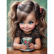 Load image into Gallery viewer, Diamond Painting - Full Round - sweet cool girl (30*40CM)