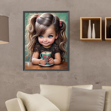 Load image into Gallery viewer, Diamond Painting - Full Round - sweet cool girl (30*40CM)