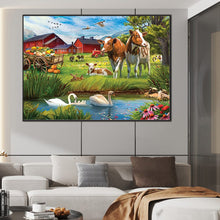 Load image into Gallery viewer, Diamond Painting - Full Square - country farm (70*50CM)