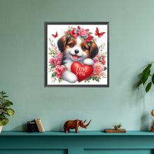 Load image into Gallery viewer, Diamond Painting - Full Round - loving puppy (30*30CM)