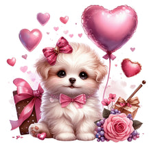 Load image into Gallery viewer, Diamond Painting - Full Round - loving puppy (30*30CM)