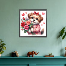 Load image into Gallery viewer, Diamond Painting - Full Round - loving puppy (30*30CM)