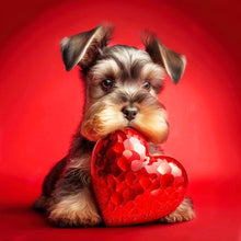 Load image into Gallery viewer, Diamond Painting - Full Round - love and puppy (30*30CM)