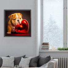 Load image into Gallery viewer, Diamond Painting - Full Round - love and puppy (30*30CM)