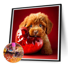 Load image into Gallery viewer, Diamond Painting - Full Round - love and puppy (30*30CM)