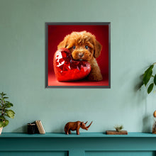Load image into Gallery viewer, Diamond Painting - Full Round - love and puppy (30*30CM)