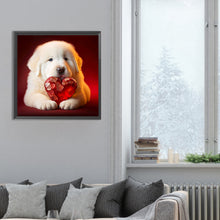 Load image into Gallery viewer, Diamond Painting - Full Round - love and puppy (30*30CM)