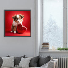 Load image into Gallery viewer, Diamond Painting - Full Round - love and puppy (30*30CM)