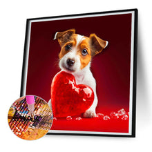 Load image into Gallery viewer, Diamond Painting - Full Round - love and puppy (30*30CM)