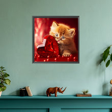 Load image into Gallery viewer, Diamond Painting - Full Round - Love and kitten (30*30CM)
