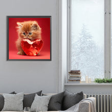 Load image into Gallery viewer, Diamond Painting - Full Round - Love and kitten (30*30CM)