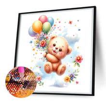 Load image into Gallery viewer, Diamond Painting - Full Round - birthday bear (30*30CM)
