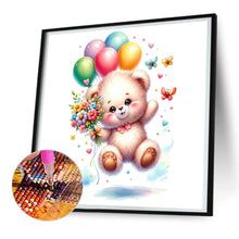Load image into Gallery viewer, Diamond Painting - Full Round - birthday bear (30*30CM)