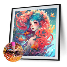 Load image into Gallery viewer, AB Diamond Painting - Full Round - Mermaid girl (40*40CM)