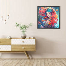 Load image into Gallery viewer, AB Diamond Painting - Full Round - Mermaid girl (40*40CM)
