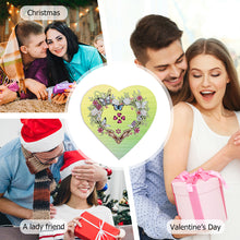 Load image into Gallery viewer, 6 Pcs Christmas Special Shape Diamond Painting Greeting Card (Heart Butterfly)