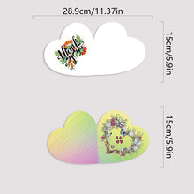 Load image into Gallery viewer, 6 Pcs Christmas Special Shape Diamond Painting Greeting Card (Heart Butterfly)