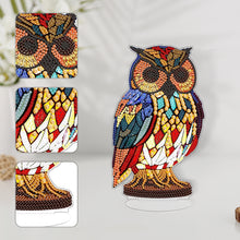 Load image into Gallery viewer, Lion Diamond Painting Desktop Ornaments Kit with Light for Office Desktop Decor