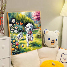 Load image into Gallery viewer, Diamond Painting - Full Round - Playful dog (40*40CM)