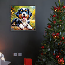 Load image into Gallery viewer, Diamond Painting - Full Round - happy dog (40*40CM)