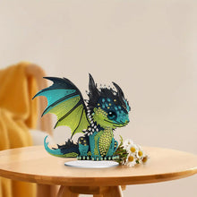 Load image into Gallery viewer, Elf Pterodactyl Diamond Painting Tabletop Ornament Kit for Office Desktop Decor