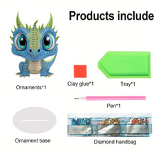 Load image into Gallery viewer, Elf Pterodactyl Diamond Painting Tabletop Ornament Kit for Office Desktop Decor