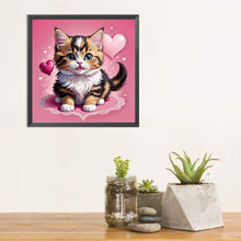 Load image into Gallery viewer, Diamond Painting - Full Square - Valentine's Day Love Cat (30*30CM)