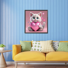Load image into Gallery viewer, Diamond Painting - Full Square - Valentine's Day Love Cat (30*30CM)