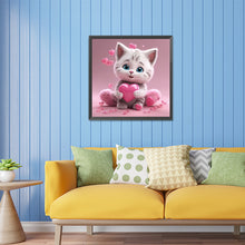 Load image into Gallery viewer, Diamond Painting - Full Square - Valentine's Day Love Cat (30*30CM)