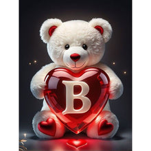 Load image into Gallery viewer, Diamond Painting - Full Square - 26 Letters Care Bear-B (30*40CM)