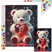 Load image into Gallery viewer, Diamond Painting - Full Square - 26 Letters Care Bear-F (30*40CM)